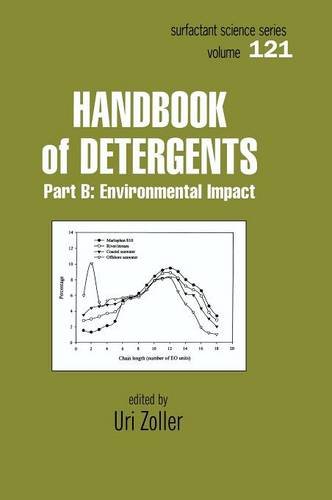 Handbook of Detergents, Part B Environmental Impact [Hardcover]