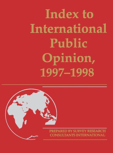 Index To International Public Opinion, 1997-1998 [Hardcover]