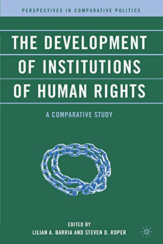 The Development of Institutions of Human Rights A Comparative Study [Paperback]