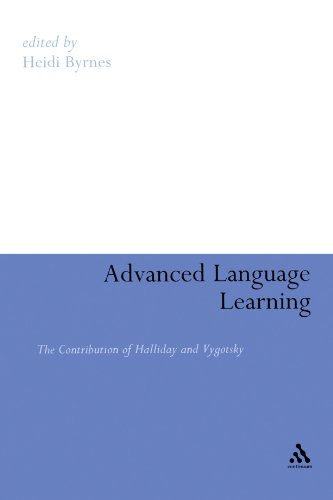 Advanced Language Learning The Contribution of Halliday and Vygotsky [Paperback]