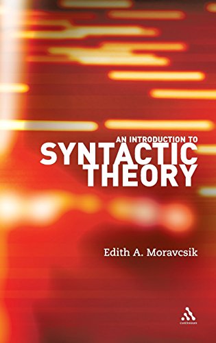 An Introduction to Syntactic Theory [Hardcover]