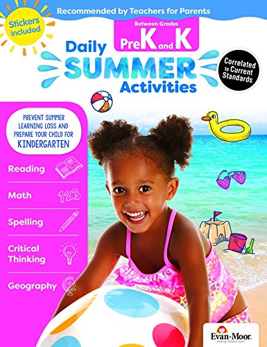 Daily Summer Activities  Moving from Prek to Kindergarten, Grades Prek-K [Paperback]
