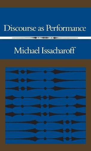 Discourse as Performance [Hardcover]
