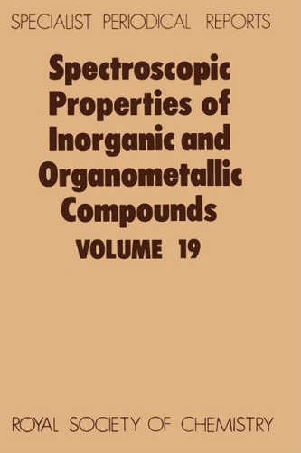 Spectroscopic Properties of Inorganic and Organometallic Compounds Volume 19 [Hardcover]