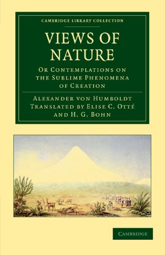 Views of Nature Or Contemplations on the Sublime Phenomena of Creation [Paperback]