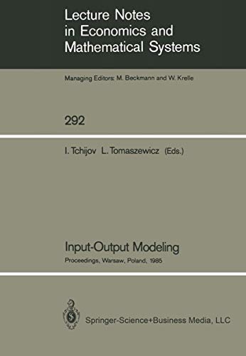 Input-Output Modeling Proceedings of the Sixth IIASA (International Institute f [Paperback]