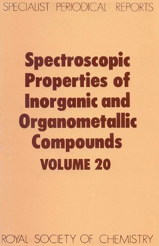 Spectroscopic Properties of Inorganic and Organometallic Compounds Volume 20 [Hardcover]
