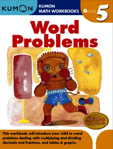 Word Problems (kumon Math Workbooks Grade 5) [Paperback]