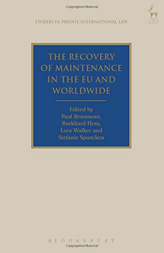 The Recovery of Maintenance in the EU and Worldwide [Paperback]