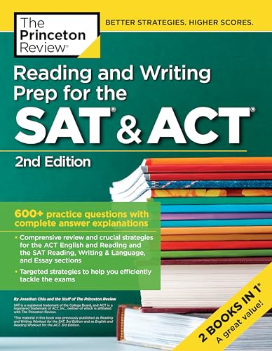 Reading and Writing Prep for the SAT & ACT, 2nd Edition: 600+ Practice Quest [Paperback]