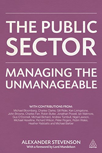 The Public Sector Managing the Unmanageable [Hardcover]