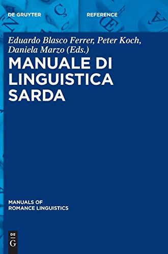 Manuale Di Linguistica Sarda [Hardcover]