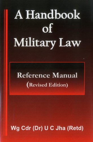 A Handbook of Military Law Reference Manual [Hardcover]