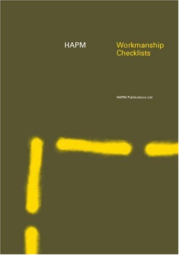HAPM Workmanship Checklists [Paperback]