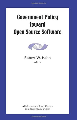 Government Policy toward Open Source Software [Paperback]