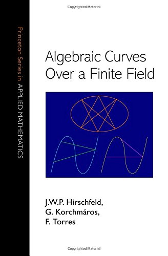 Algebraic Curves over a Finite Field [Hardcover]