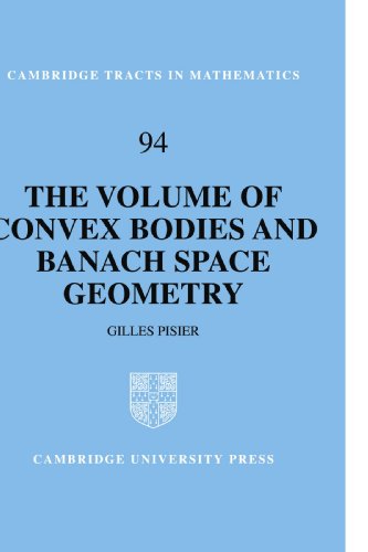 The Volume of Convex Bodies and Banach Space Geometry [Paperback]