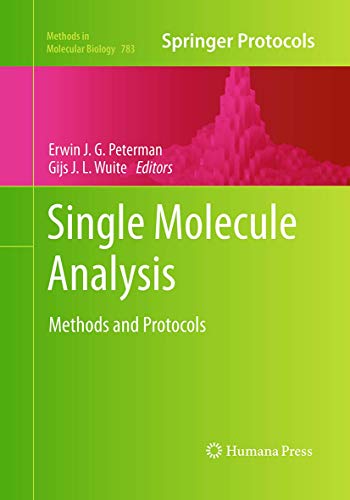 Single Molecule Analysis Methods and Protocols [Paperback]