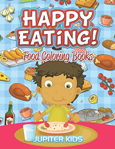 Happy Eating  Food Coloring Books [Paperback]