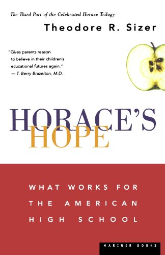 Horace's Hope What Works for the American High School [Paperback]