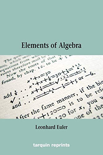 Euler&39s Elements of Algebra [Paperback]