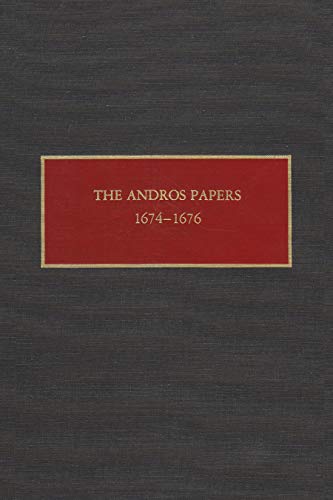 The Andros Papers Files Of The Provincial Secretary Of New York During The Admi [Hardcover]