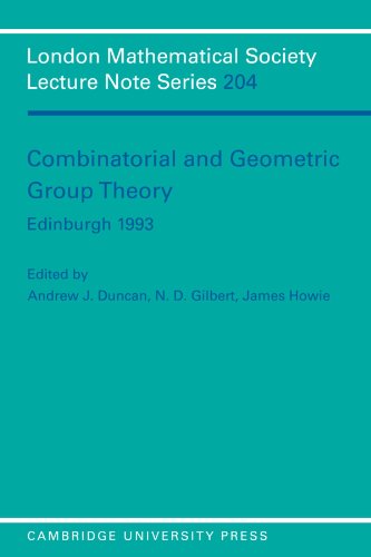Combinatorial and Geometric Group Theory, Edinburgh 1993 [Paperback]