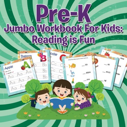 Pre-K Jumbo Workbook For Kids Reading Is Fun [Paperback]