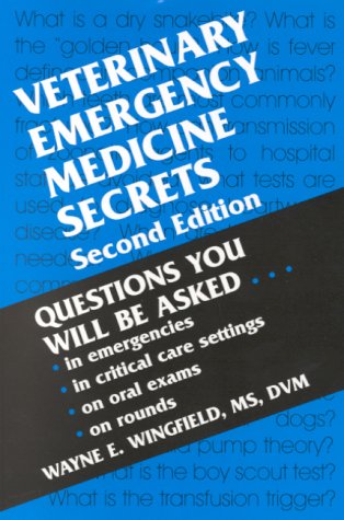 Veterinary Emergency Medicine Secrets [Paperback]