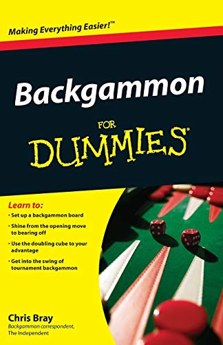 Backgammon For Dummies [Paperback]