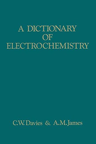 A Dictionary of Electrochemistry [Paperback]