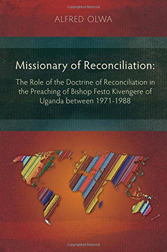 Missionary Of Reconciliation [Paperback]