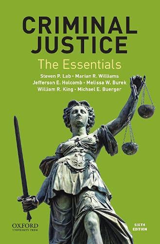 Criminal Justice The Essentials [Paperback]