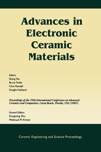 Advances in Electronic Ceramic Materials A Collection of Papers Presented at th [Paperback]