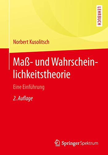 Ma-  und Wahrscheinlichkeitstheorie Eine Einfhrung [Paperback]