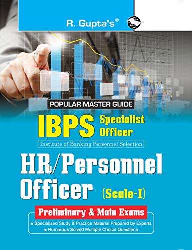 Ibpsspecialist Officers (Hr/Personnel Officer) Scalei (Preliminary & Main) Exam