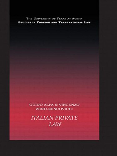 PB Direct Italian Private Law [Paperback]