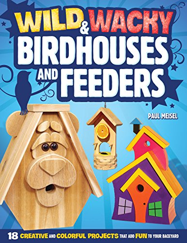 Wild &amp Wacky Birdhouses and Feeders 18 Creative and Colorful Projects That  [Paperback]