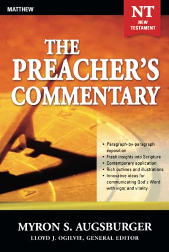 The Preacher's Commentary - Vol. 24 Matthew [Paperback]