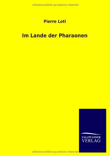 Im Lande der Pharaonen [Paperback]