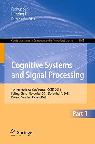 Cognitive Systems and Signal Processing 4th International Conference, ICCSIP 20 [Paperback]