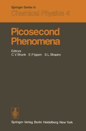Picosecond Phenomena Proceedings of the First International Conference on Picos [Paperback]