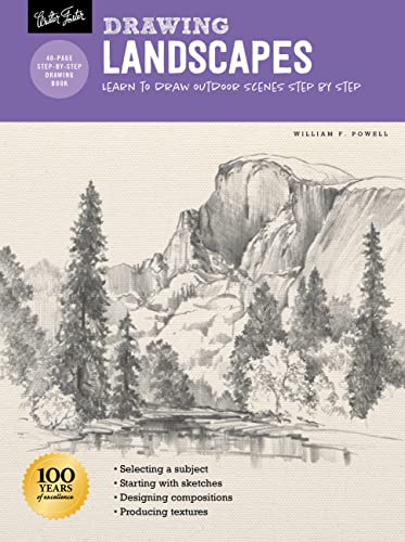 Drawing Landscapes with William F. Powell Learn to draw outdoor scenes step by [Paperback]