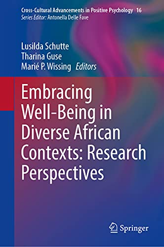 Embracing Well-Being in Diverse African Contexts Research Perspectives [Hardcover]