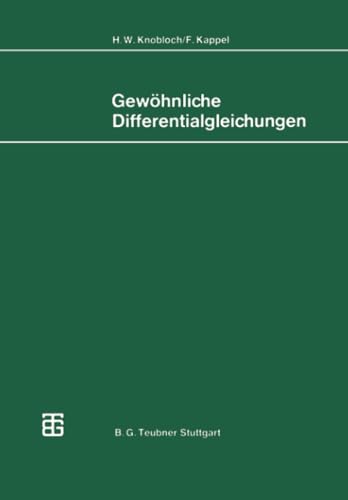 Gewhnliche Differentialgleichungen [Paperback]