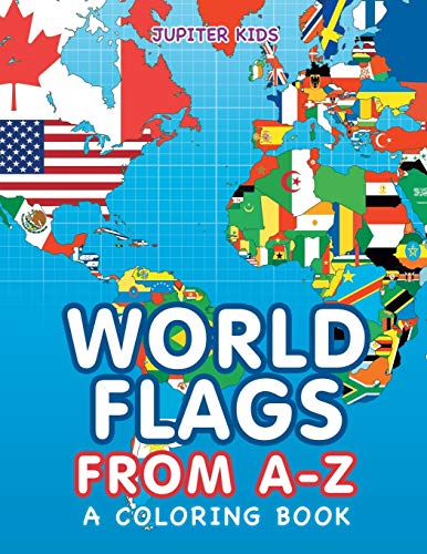 World Flags from a-Z (a Coloring Book) [Paperback]
