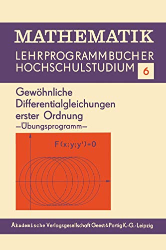 Gewhnliche Differentialgleichungen erster Ordnung bungsprogramm [Paperback]