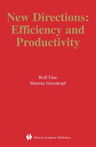 New Directions Efficiency and Productivity [Hardcover]