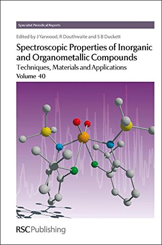 Spectroscopic Properties of Inorganic and Organometallic Compounds Volume 40 [Hardcover]