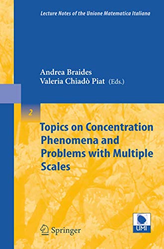 Topics on Concentration Phenomena and Problems with Multiple Scales [Paperback]